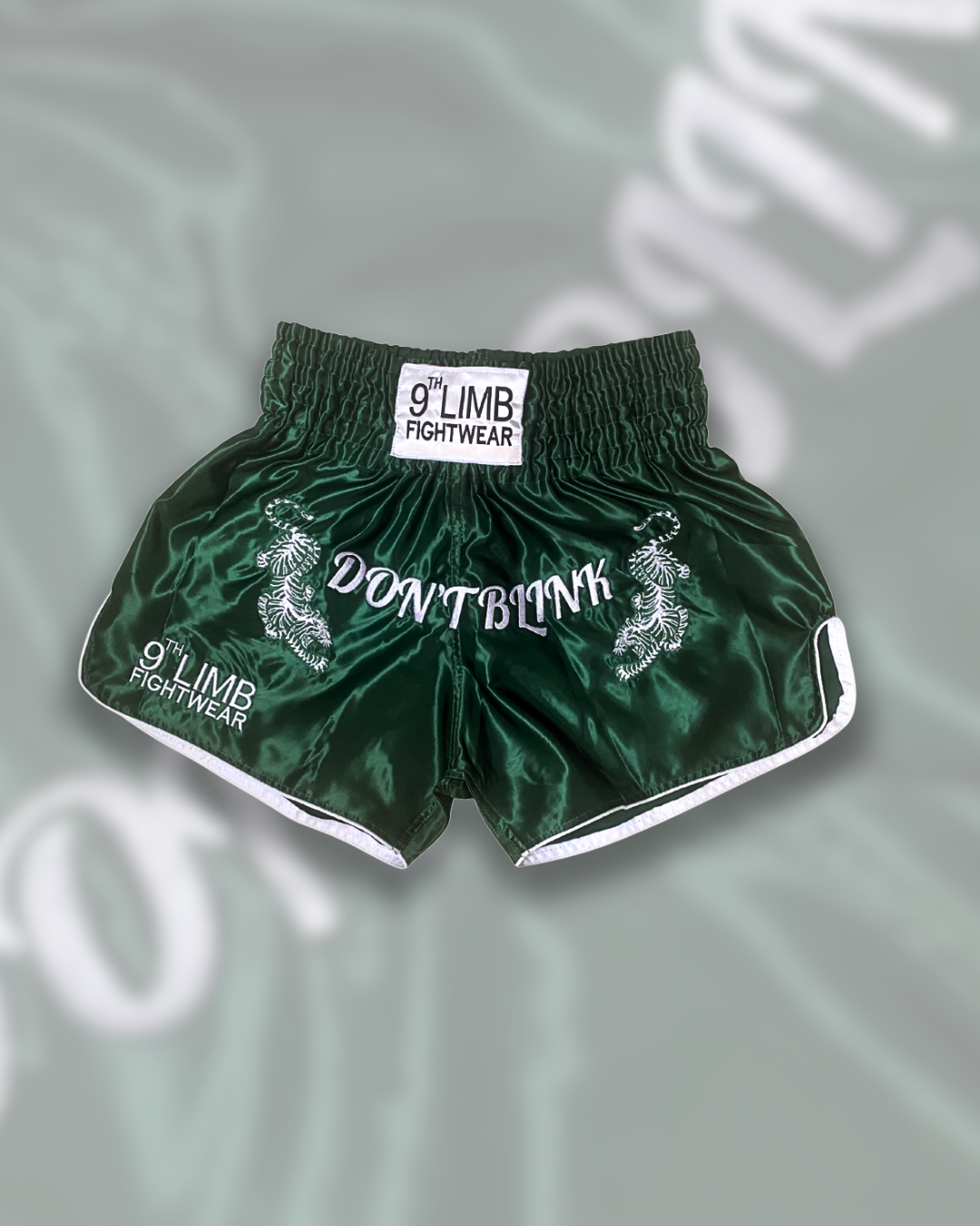 Green thai boxing shorts 