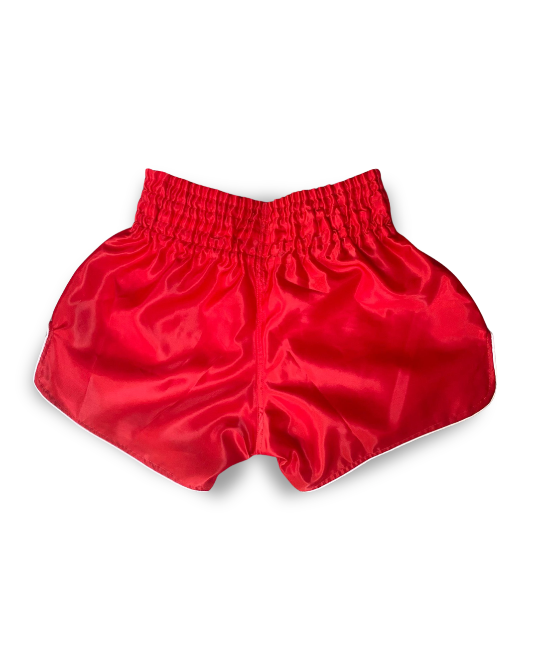 Red 9th Limb “Don’t Blink” Muay Thai Shorts – Satin Fightwear