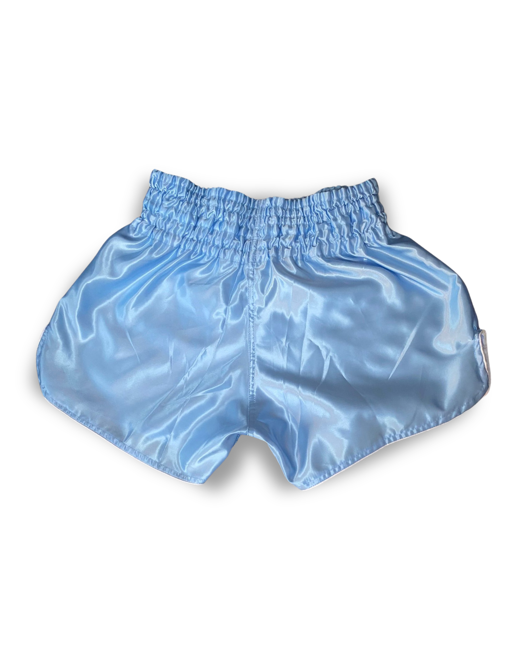Baby Blue 9th Limb “Don’t Blink” Muay Thai Shorts – Satin Fightwear