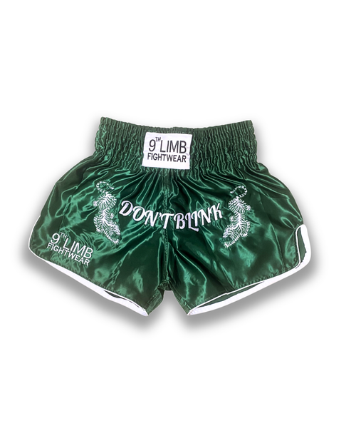 Green Muay thai shorts